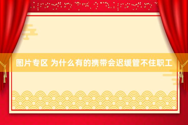 图片专区 为什么有的携带会迟缓管不住职工