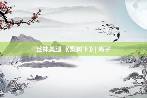 丝袜美腿 《梨树下》| 庵子