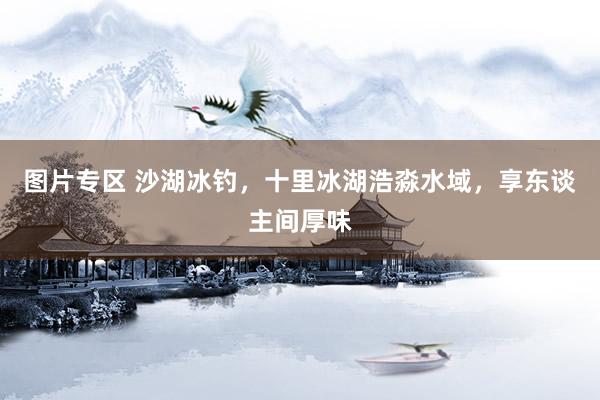 图片专区 沙湖冰钓，十里冰湖浩淼水域，享东谈主间厚味