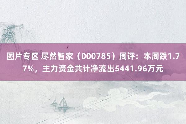 图片专区 尽然智家（000785）周评：本周跌1.77%，主力资金共计净流出5441.96万元