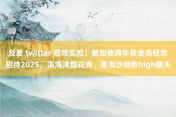 反差 twitter 现场实拍！新加坡跨年夜全岛狂欢招待2025，滨海湾烟花秀、圣淘沙倒数high翻天