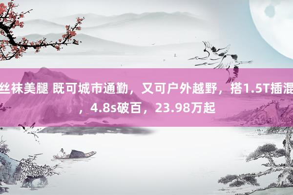 丝袜美腿 既可城市通勤，又可户外越野，搭1.5T插混，4.8s破百，23.98万起