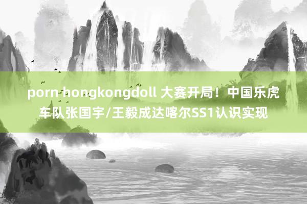 porn hongkongdoll 大赛开局！中国乐虎车队张国宇/王毅成达喀尔SS1认识实现