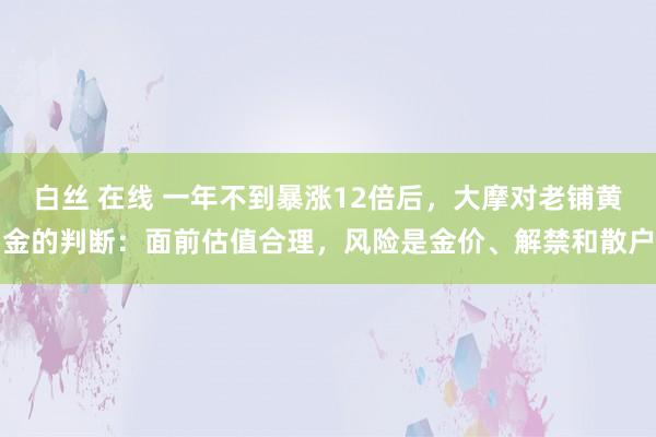 白丝 在线 一年不到暴涨12倍后，大摩对老铺黄金的判断：面前估值合理，风险是金价、解禁和散户